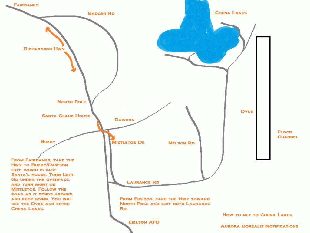 Chena Lakes map quick look