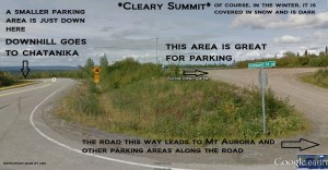 How to get to Cleary Summit - Aurora Borealis Notifications