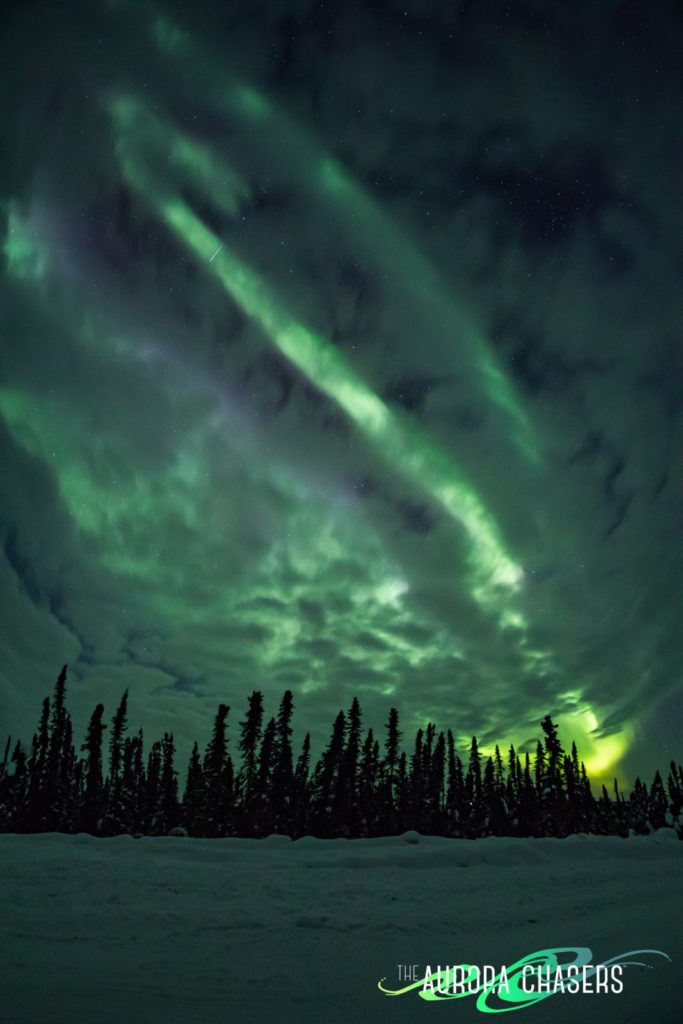 Aurora Chasers Tour clouds Fairbanks Alaska